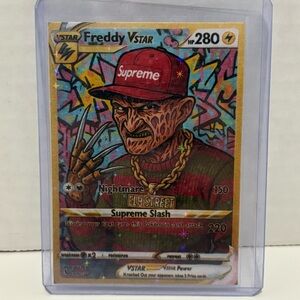 Freddy Krueger Pokémon Parody Fan Art Card Supreme